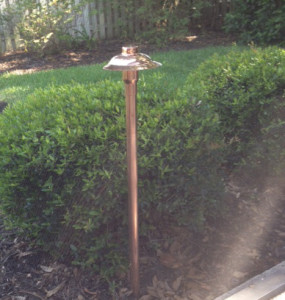 BB07 copper path light used by Outdoor Lighting Perspectives of Clearwater & Tampa Bay