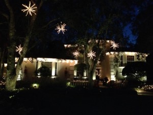Holiday outdoor lighting lets your home shine this time of year.